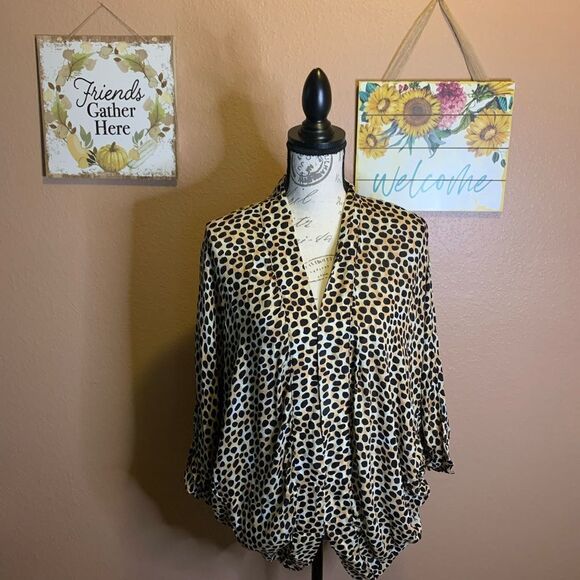 Vanilla Beach leopard Kimono - Picture 2 of 9